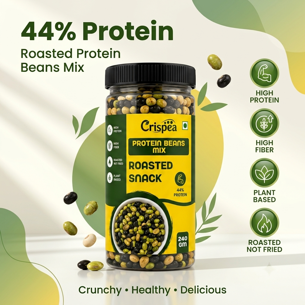 Crispea Protein Beans Mix – Roasted Snack