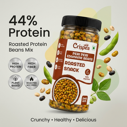 Crispea Peri Peri Edamame Beans – Roasted Snack