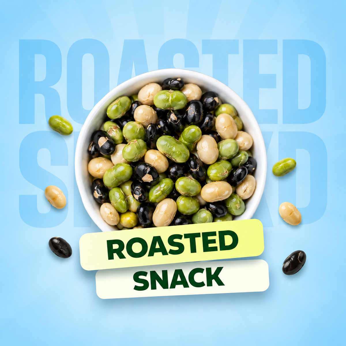 Crispea Protein Beans Mix – Roasted Snack