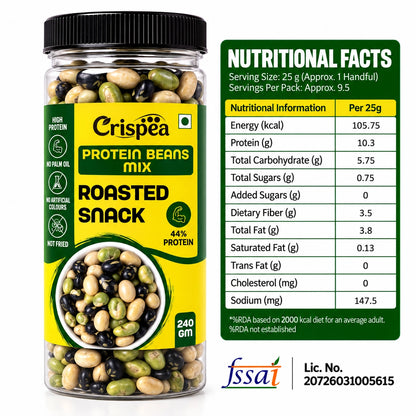 Crispea Protein Beans Mix – Roasted Snack