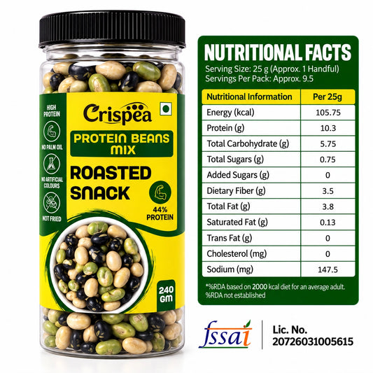 Crispea Protein Beans Mix – Roasted Snack